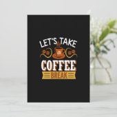 let's take a coffee break 招待状 (スタンド正面)