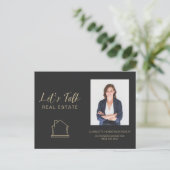 Let's Talk 実在 Estate Photo連絡 ポストカード (スタンド正面)