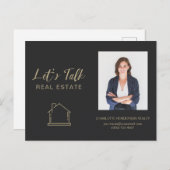 Let's Talk 実在 Estate Photo連絡 ポストカード (正面/裏面)
