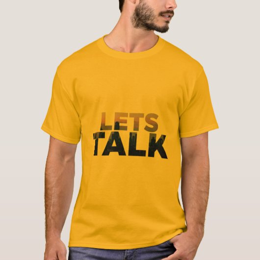 Let's Talk Tee Tシャツ (正面)