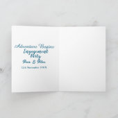 lets the adventure begins engagement party name da カード (内部)