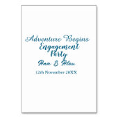 lets the adventure begins engagement party name da テーブルナンバー (裏面)