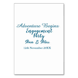 lets the adventure begins engagement party name da テーブルナンバー