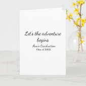 lets the adventure begins graduation class of 20XX カード (黄色い花)