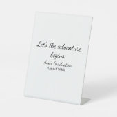 lets the adventure begins graduation class of 20XX 台座サイン (正面)