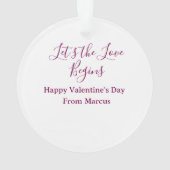 lets the fun begins happy new year name year simpl オーナメント (裏面)