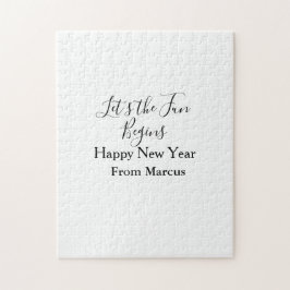 lets the fun begins happy new year name year simpl ジグソーパズル
