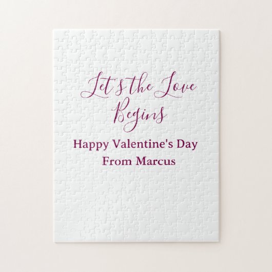 lets the fun begins happy new year name year simpl ジグソーパズル (縦)