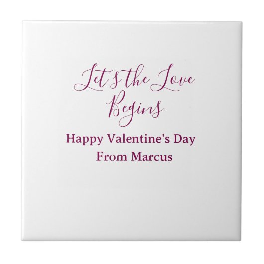 lets the fun begins happy new year name year simpl タイル (正面)