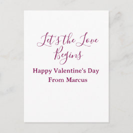 lets the fun begins happy new year name year simpl ポストカード