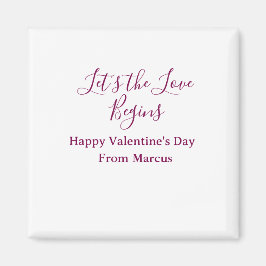 lets the fun begins happy new year name year simpl マグネット