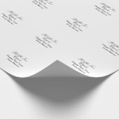 lets the fun begins happy new year name year simpl ラッピングペーパー (角)