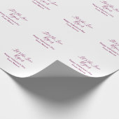 lets the fun begins happy new year name year simpl ラッピングペーパー (角)