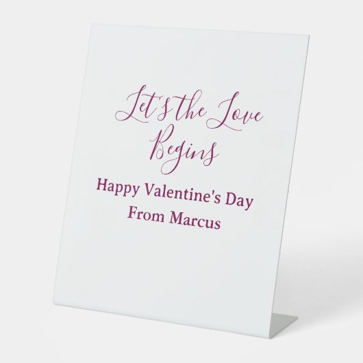 lets the fun begins happy new year name year simpl 台座サイン (正面)