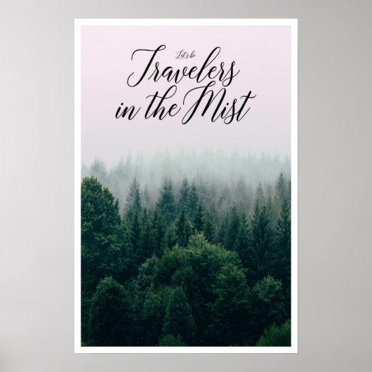 Let's Travelers in the Mist ポスター (正面)