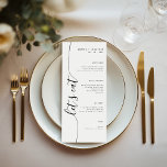 Let's Vertical Scriptエレガ食べントウェディングメニュー メニュー<br><div class="desc">ユニークの結婚テーマに最適な選択でエレガント、洗練されたtouchとクラスを追加する縦書き書きスクリプトで設計されたメニュ結婚ー。</div>