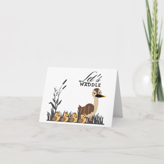 Lets Waddle  案内状 (正面)