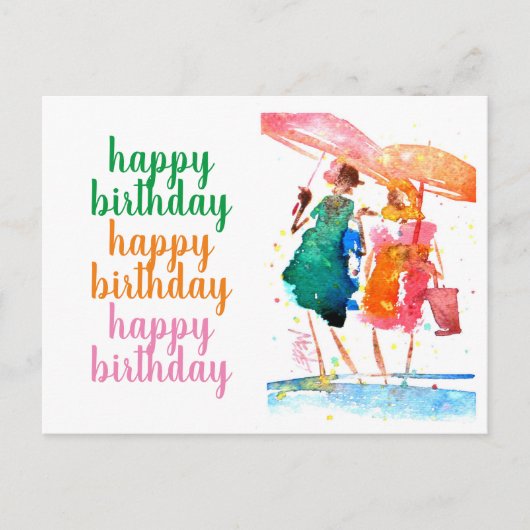 Let's Walk and Talk #140106はがき ポストカード (正面)