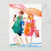 Let's Walk and Talk #140106はがき ポストカード (正面)