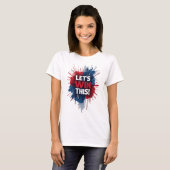 Let's Winこのフルカラー Tシャツ (正面フル)