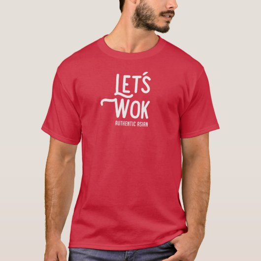 Let's Wok T Shirt Tシャツ (正面)