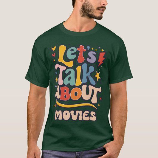 Letsalk About Movies Cinematic Conversations Tシャツ (正面)