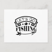 LetsGo魚釣り ポストカード (正面)