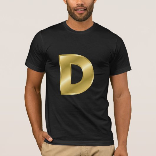 Lette DメンズベーシックBella Canvas Tシャツ (正面)