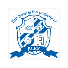 Letterクレストブック名前をカスタムするキッズライブラリスタンプ セルフインキングスタンプ