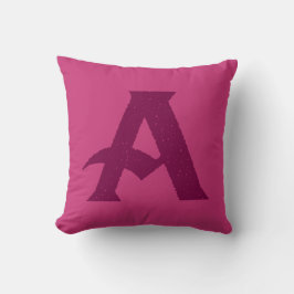 Letter Aデザイン。 クッション