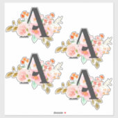 Letter A シール (シート)