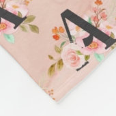 Letter A フリースブランケット (角)