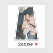 Letter A Alphabet & Photo Custom-Cut Vinyl Sticker シール (シート)