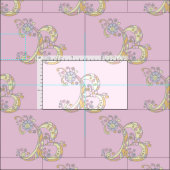 Letter Bモノグラム加飾文字カスタム布 ファブリック (タイル)