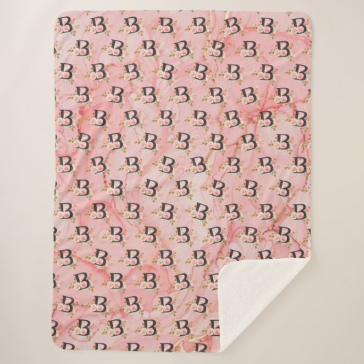 Letter B シェルパブランケット (正面)