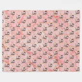 Letter B フリースブランケット (正面(横))