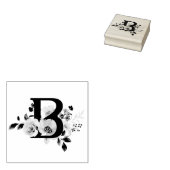 Letter B ラバースタンプ (押印)