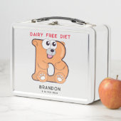 Letter B Bear名前アレルギーの追加新学期 メタルランチボックス (インサイチュ)