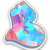 Letter B -  Color Mix シール (正面)