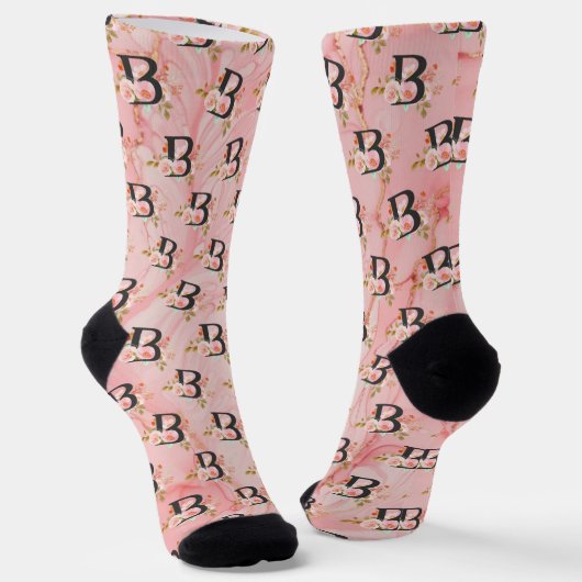 Letter B Socks ソックス (傾斜あり)
