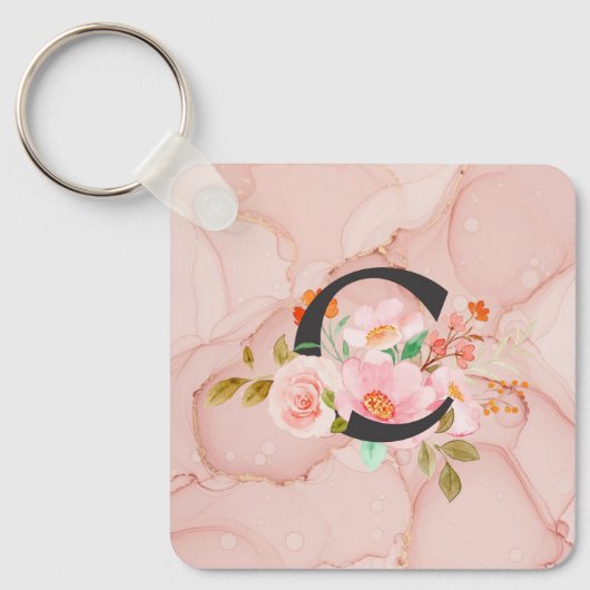 Letter C キーホルダー (正面)