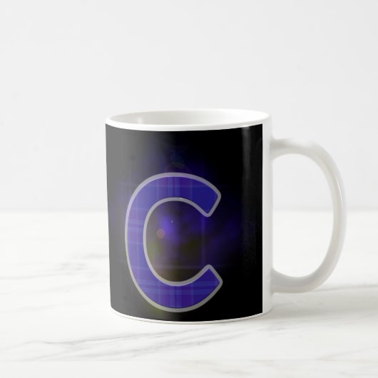 Letter C コーヒーマグカップ (右)