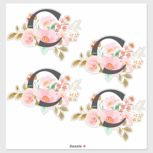 Letter C シール (シート)