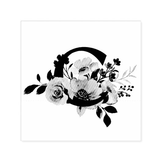 Letter C セルフインキングスタンプ (デザイン)