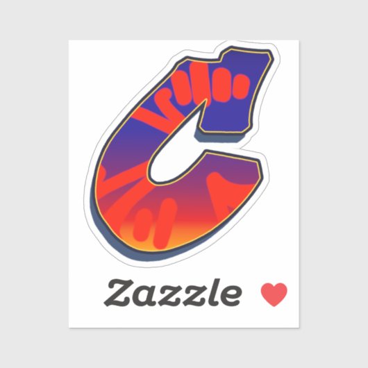 Letter C -  Night Sky シール (シート)