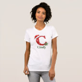 Letter C Personalized Tシャツ (正面フル)