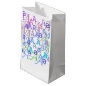 Letter Confetti "A" スモールペーパーバッグ (裏面アングル)