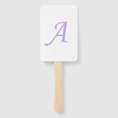 Letter Confetti "A" ハンドファン (裏面)