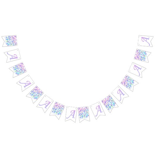 Letter Confetti "A" バンティングフラッグ (全)