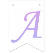 Letter Confetti "A" バンティングフラッグ (第2の旗)